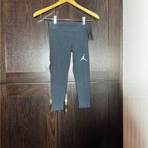Jordan Kids Black Leggings with White Logo